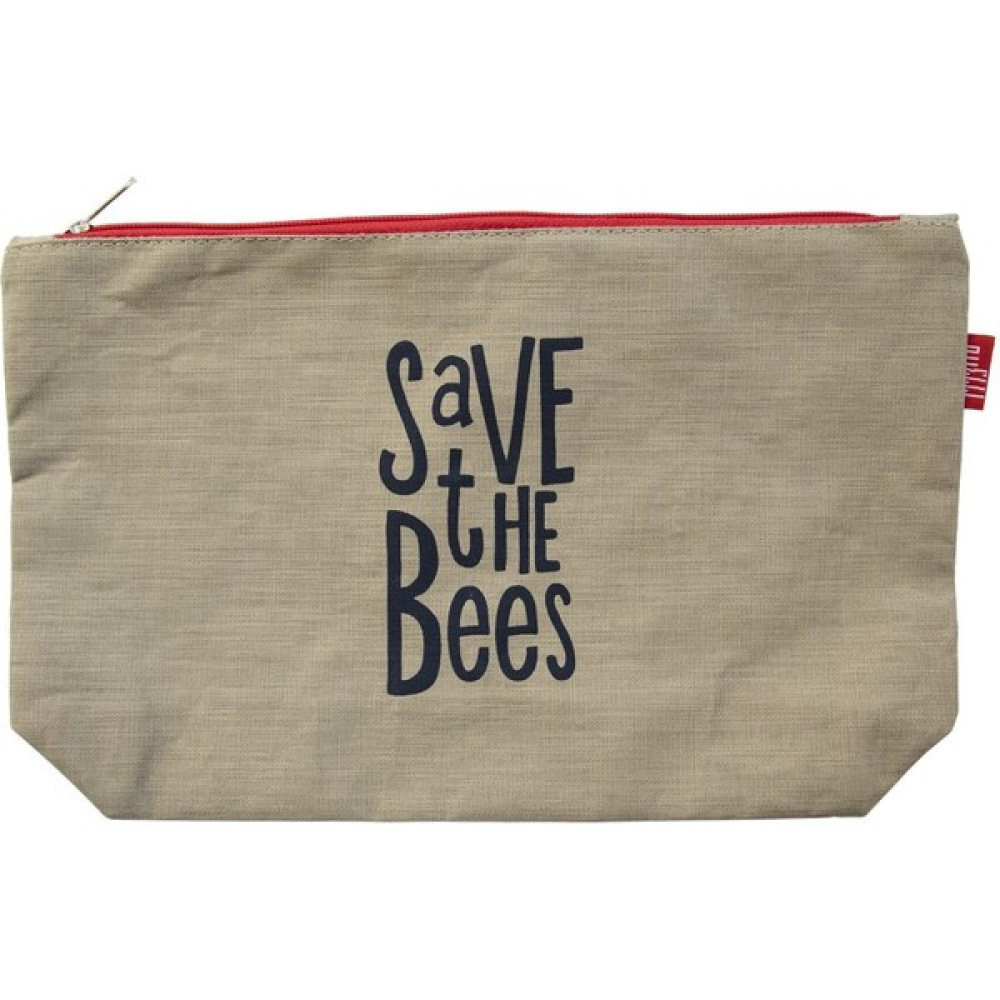 İTÜ Vakfı Save The BEES Kozmetik Çantası Bej Makyaj Çantası Fiyatı