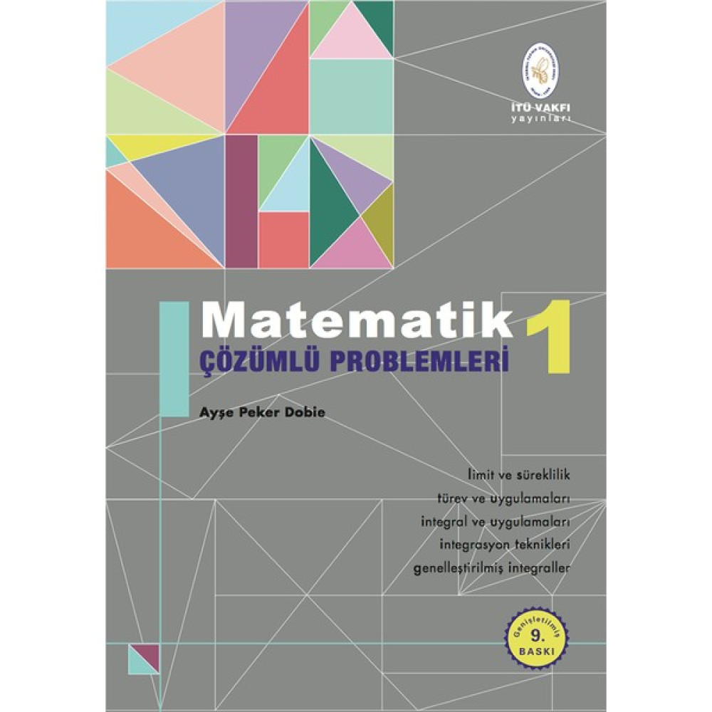Itü Vakfı Yayınları Matematik 1 Çözümlü Problemleri Genişletilmiş İnceleme Kitapları Fiyatı