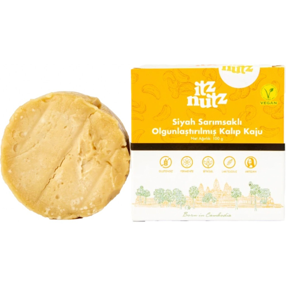 Itz Nutz Siyah Sarımsaklı Sert Kaju Peynirimsi 100G - 100 gr Peynir Fiyatı