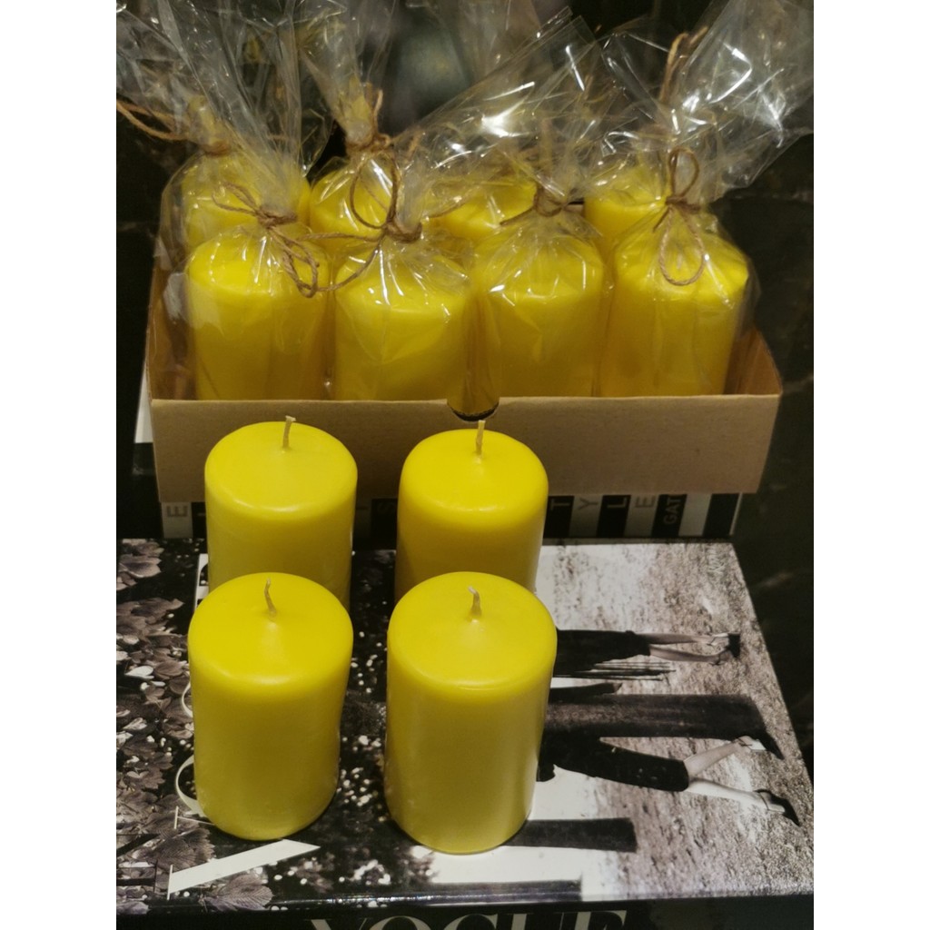 Iv Candles Citronella Sineksavar 4'lü Limon Sarısı Baton Mum - 4 Adet Diğer Fiyatı