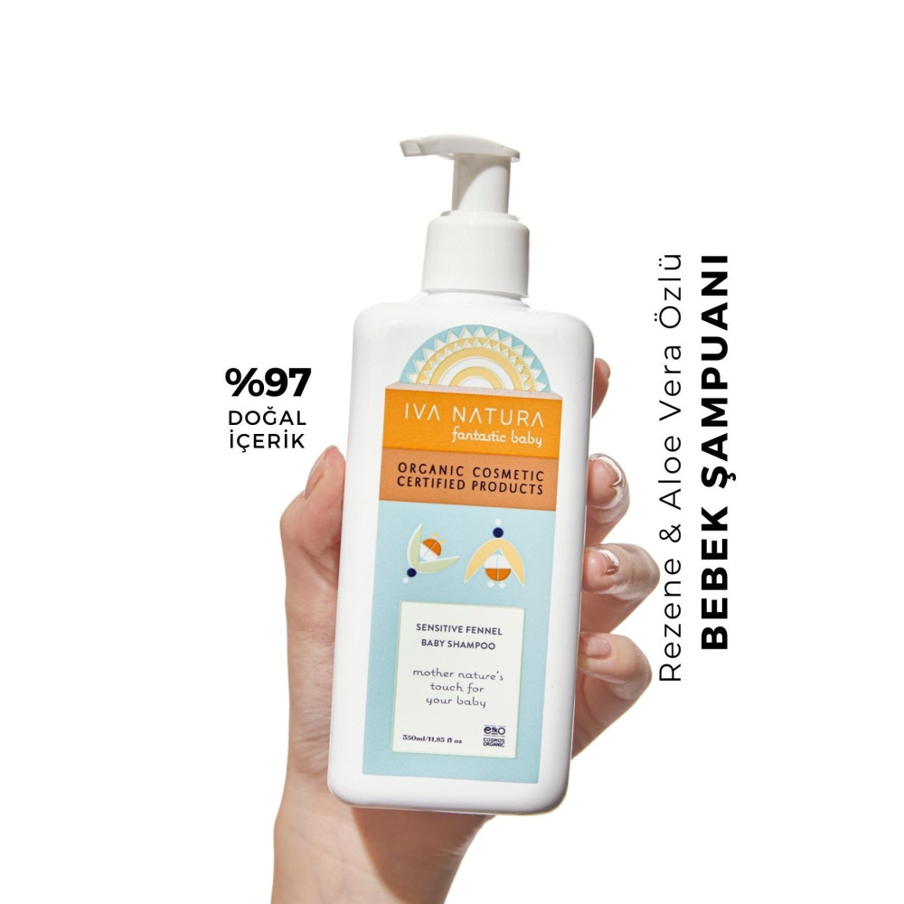 Iva Natura Organik Sertifikalı %97 Doğal Bebek Saç Ve Vücut Şampuanı Aloe Vera Ve Rezene Özlü 350ml Bebek Şampuanı Fiyatı