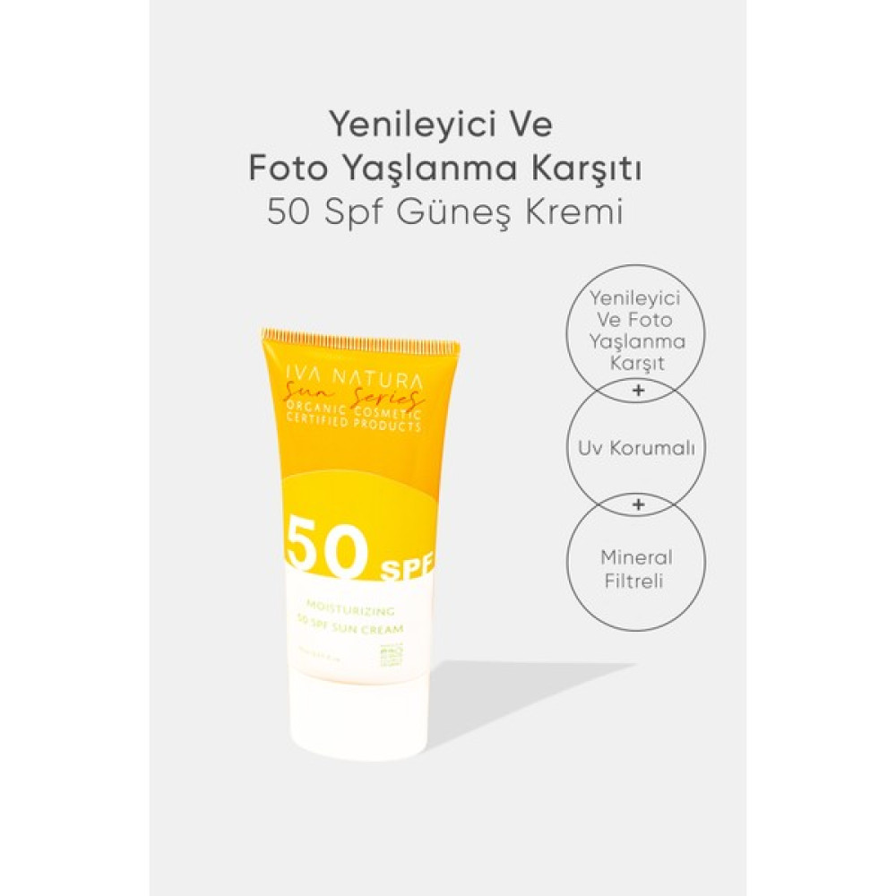 Iva Natura Yenileyici ve Foto 50 Spf Güneş Kremi Mineral Filtreli 75 ml Güneş Kremleri ve Losyonları Fiyatı
