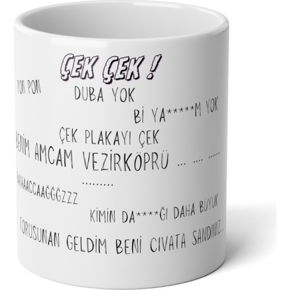 Ivart Kişiselleştirilebilir Torosla Geldim Cıvata Sandınız!!-Bakacaz-Baskılı Premium Porselen Kupa Bardak - Beyaz - 300 ml Fincan / Bardak / Kahve Takımı Fiyatı