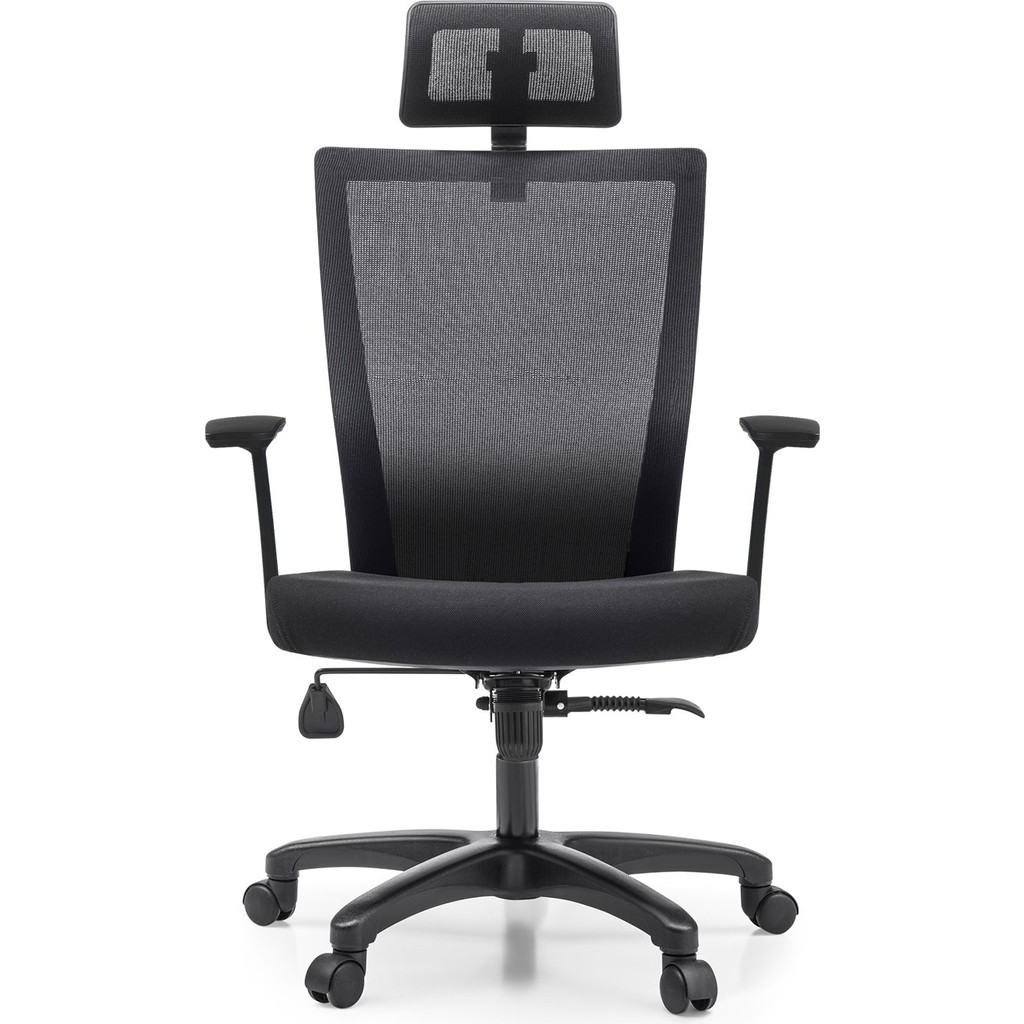 Ivo Vintage Eko Çalışma Koltuğu Siyah Kumaş Kaplama File Sırtlı Ergonomik Ofis Koltuğu Ofis Koltukları Fiyatı