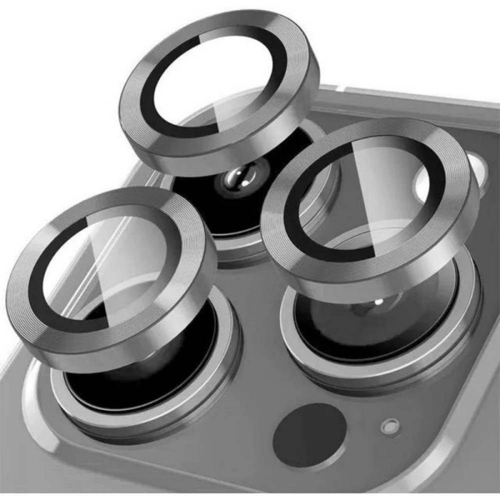 Ivoomi iPhone 15 Pro Max / 15 Pro Premium Safir Kamera Lens Koruyucu Temperli Cam - Koyu Gri Cep Telefonu Aksesuarı Fiyatı