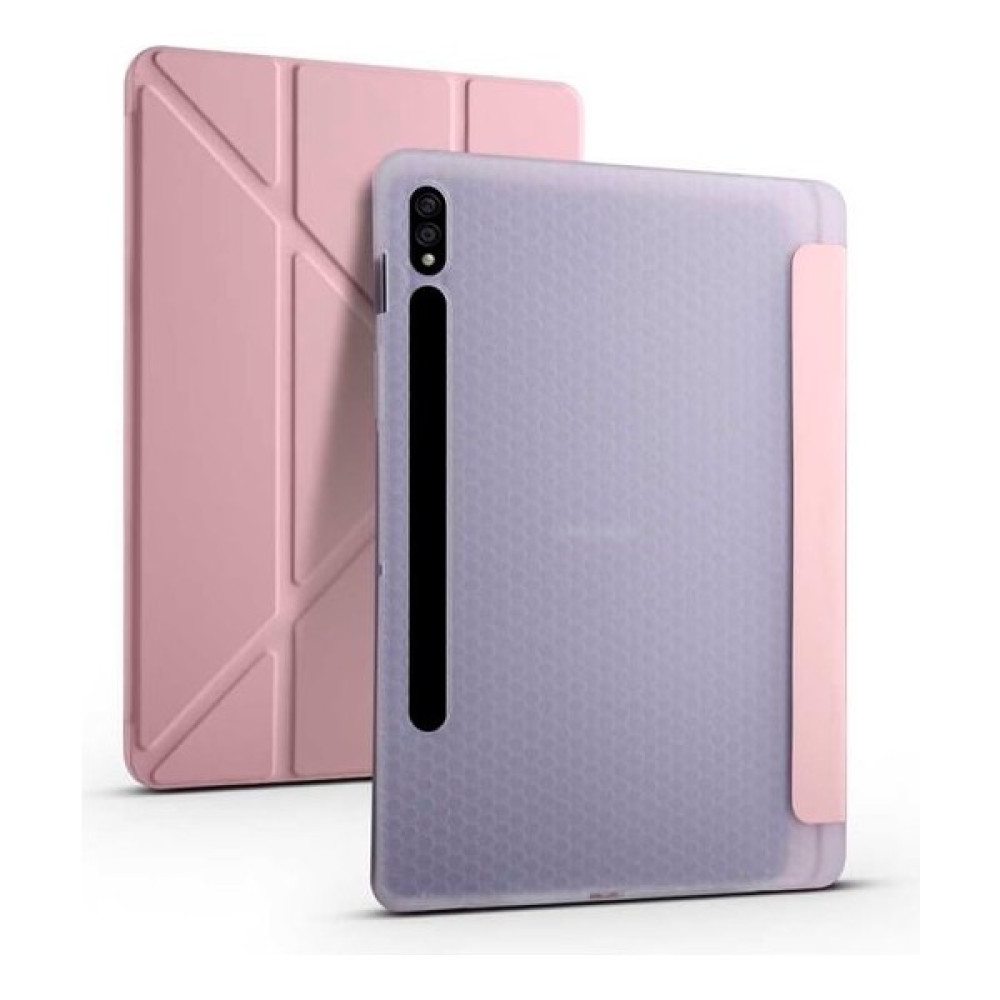 Ivoomi Samsung Galaxy Tab S9 / S9 Fe 10,9 Inç "kalemlikli Trifolding Kılıf 3 Katlamalı Standlı Uyku Modlu - 5 - Pembe Tablet Kılıfı Fiyatı