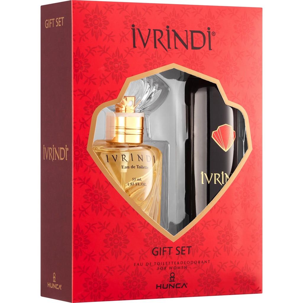 İVRİNDİ Ivrindi Kadın Parfüm EDT 55 ml ve Deodorant 150 ml Şık Tasarımlı Hediyelik Set Parfümler Fiyatı