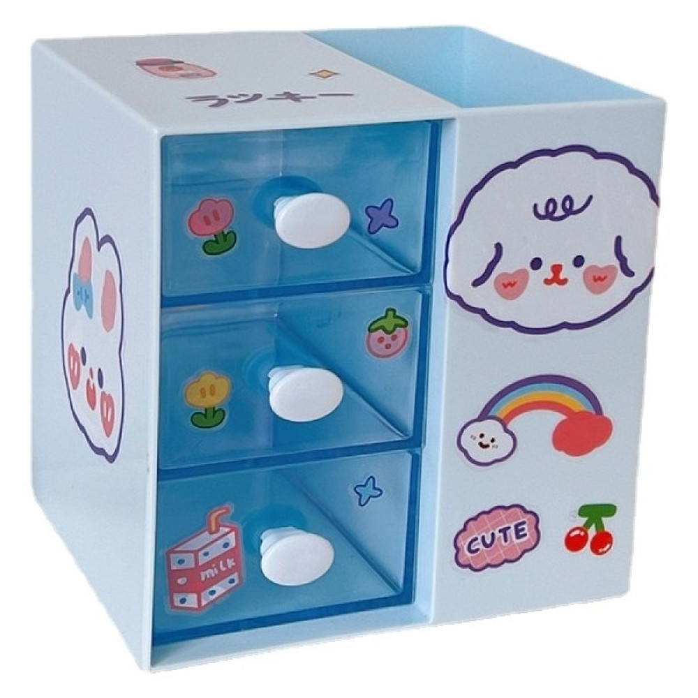 Ivy Stationery Masaüstü Düzenleyici (Yurt Dışından) - Mavi - 1 Adet Ofis Seti Fiyatı