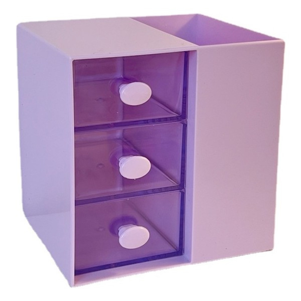 Ivy Stationery Özelmasaüstü Organizer Masa Düzenleyici Masaüstü Rafı (Yurt Dışından) - Mor - Masaüstü Düzenleyici - 11.7 X 10.0 X 11.6 cm Ofis Seti Fiyatı