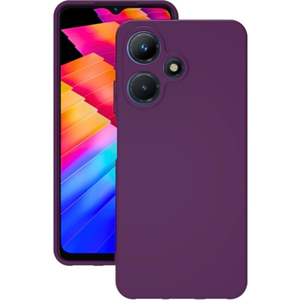 İwie Infinix Hot 30I Kılıf Kamera Korumalı Silikon Rubber Arka Kapak - Mor Cep Telefonu Kılıfı Fiyatı