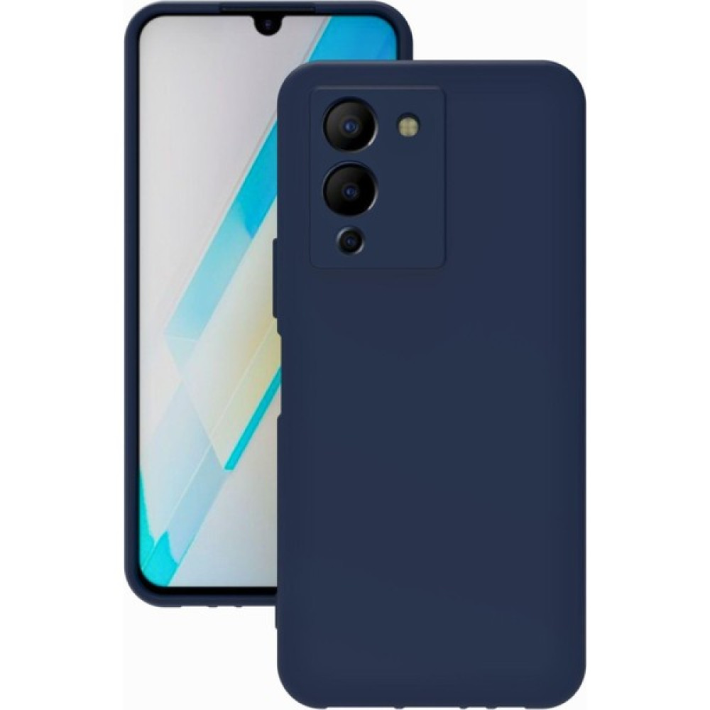 İwie Infinix Note 12 Silikon Kılıf Kamera Korumalı Silikon Rubber Arka Kapak - Koyu Lacivert Cep Telefonu Kılıfı Fiyatı