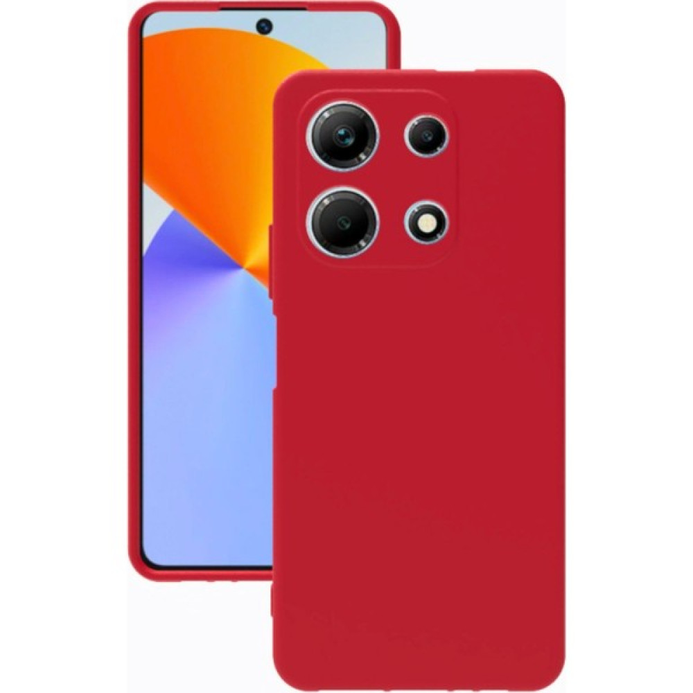 İwie Infinix Note 30 Silikon Kılıf Kamera Korumalı Silikon Rubber Arka Kapak - Kırmızı Cep Telefonu Kılıfı Fiyatı