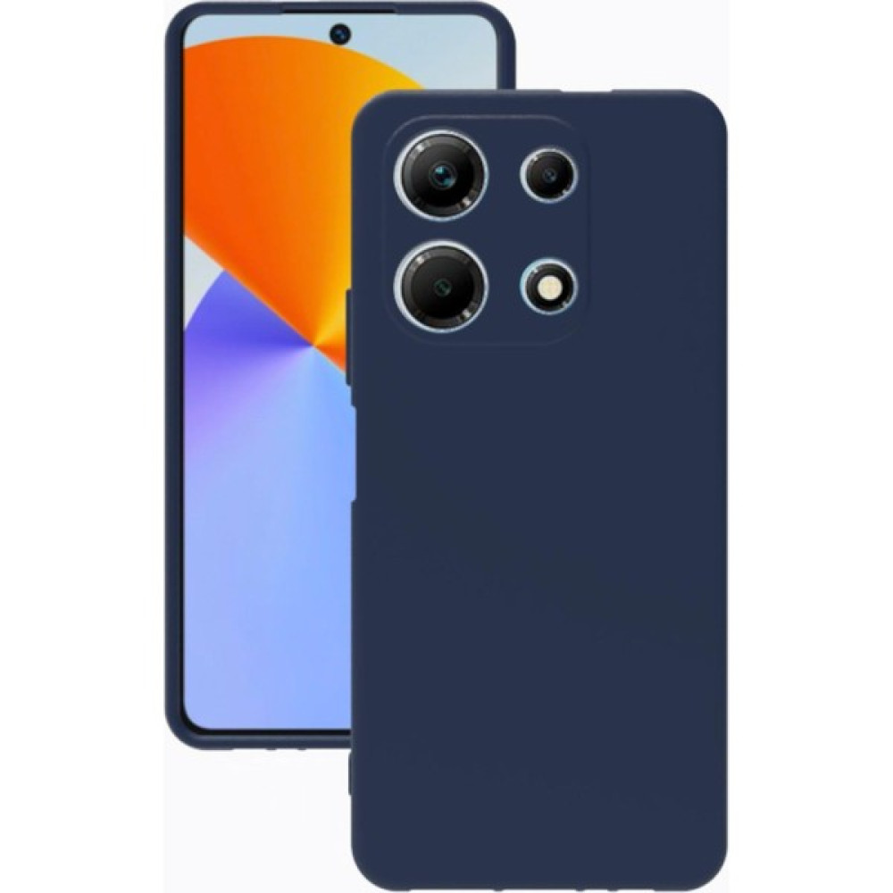 İwie Infinix Note 30 Silikon Kılıf Kamera Korumalı Silikon Rubber Arka Kapak - Lacivert Cep Telefonu Kılıfı Fiyatı