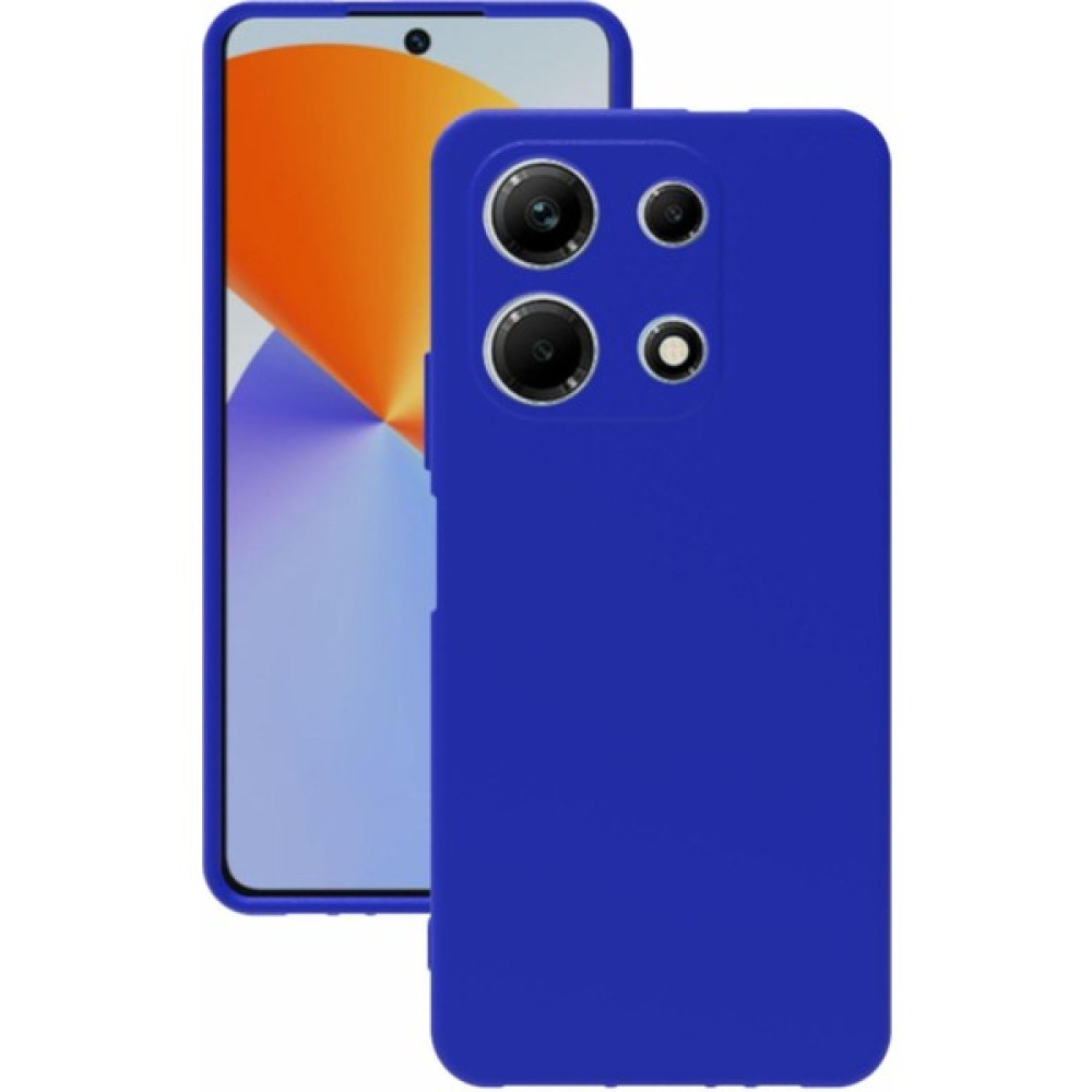 İwie Infinix Note 30 Silikon Kılıf Kamera Korumalı Silikon Rubber Arka Kapak - Mavi Cep Telefonu Kılıfı Fiyatı