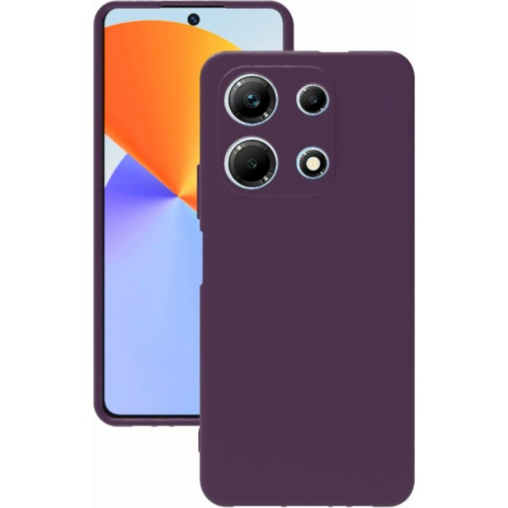 İwie Infinix Note 30 Silikon Kılıf Kamera Korumalı Silikon Rubber Arka Kapak - Mor Cep Telefonu Kılıfı Fiyatı