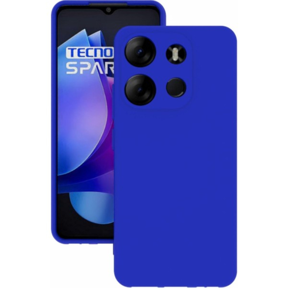 İwie Tecno Spark Go 2023 Kılıf Kamera Korumalı Silikon Rubber Arka Kapak - Mavi Cep Telefonu Kılıfı Fiyatı