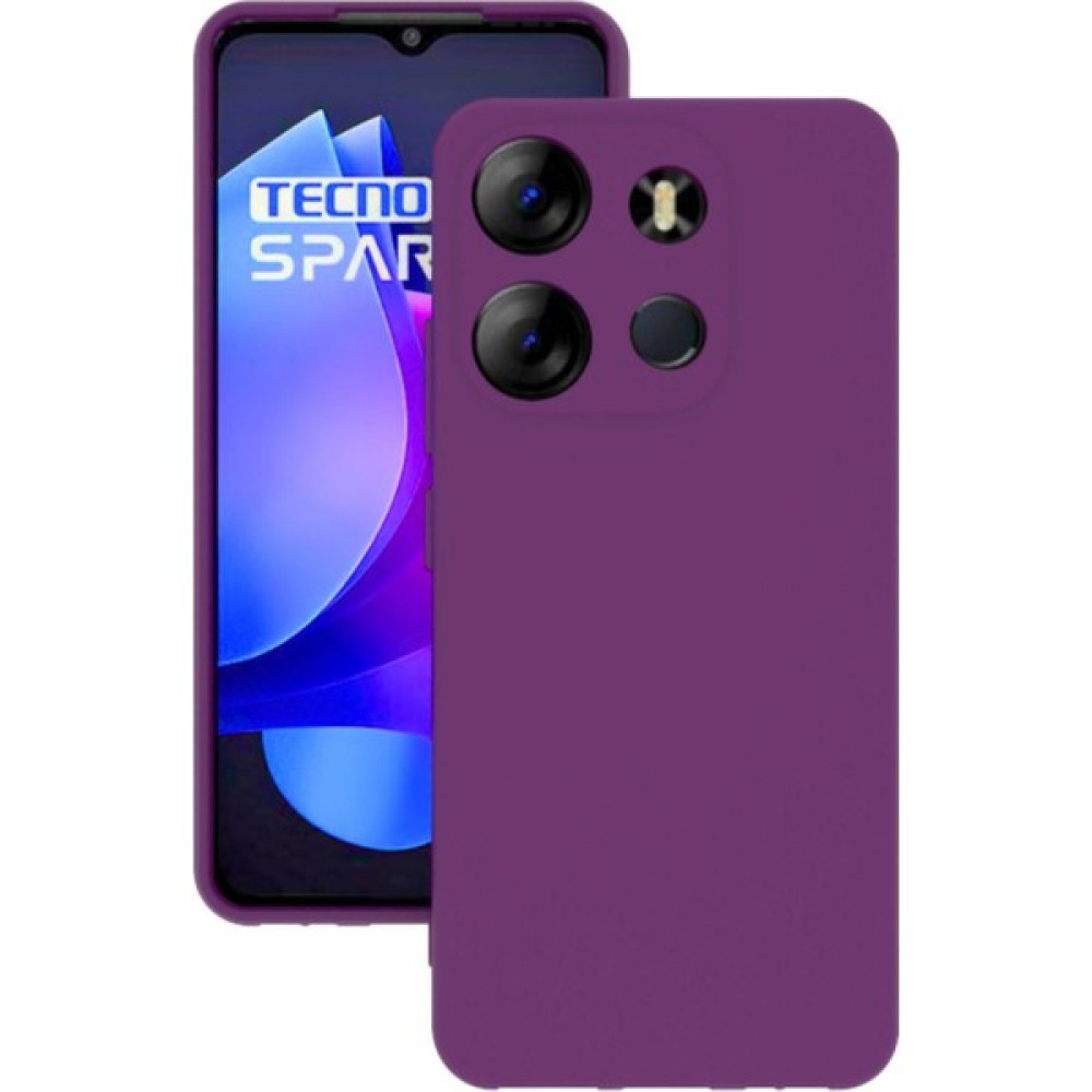 İwie Tecno Spark Go 2023 Kılıf Kamera Korumalı Silikon Rubber Arka Kapak - Mor Cep Telefonu Kılıfı Fiyatı