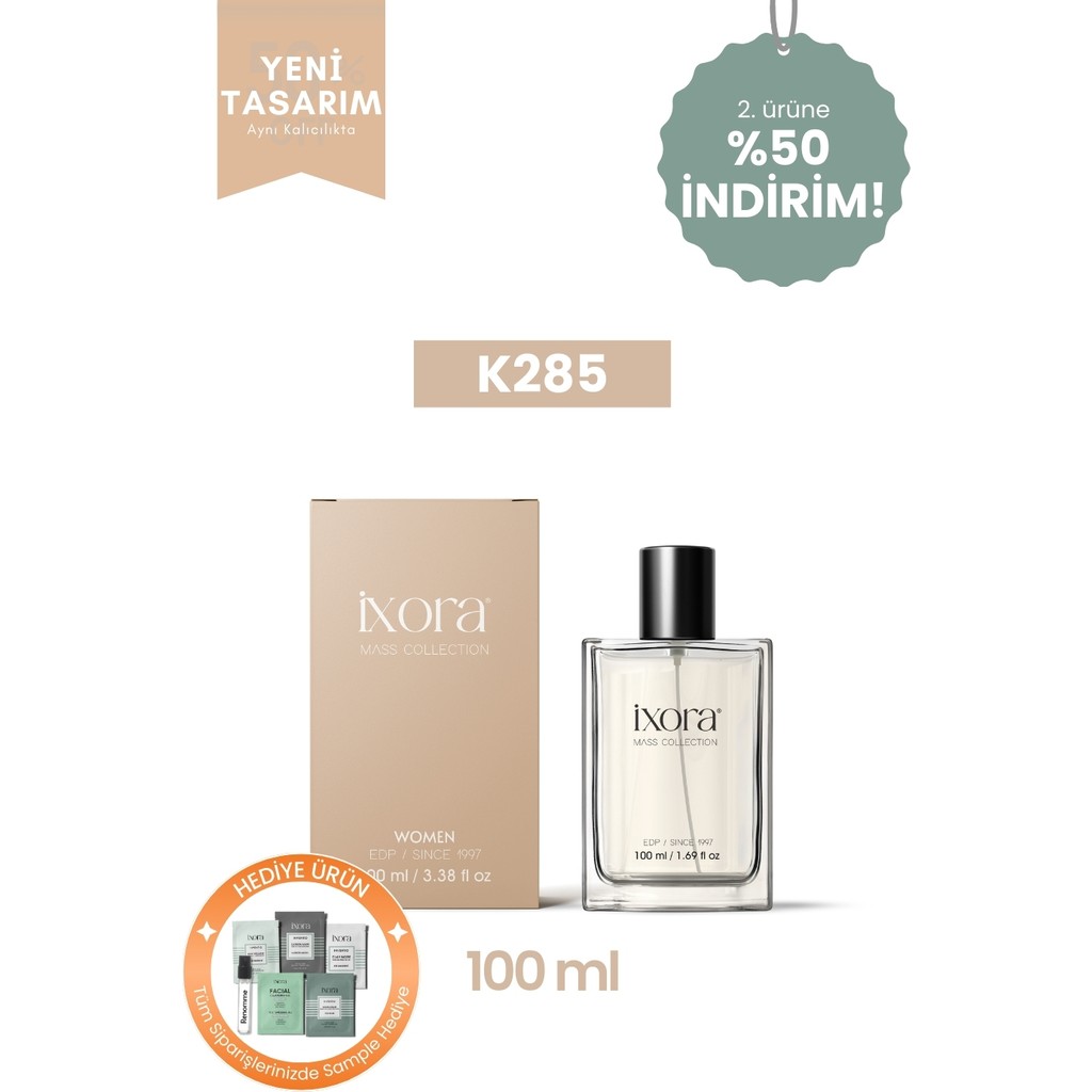 Ixora K285 Love Fire Kadın Parfüm100 ml EDP Kadın Parfümleri Fiyatı