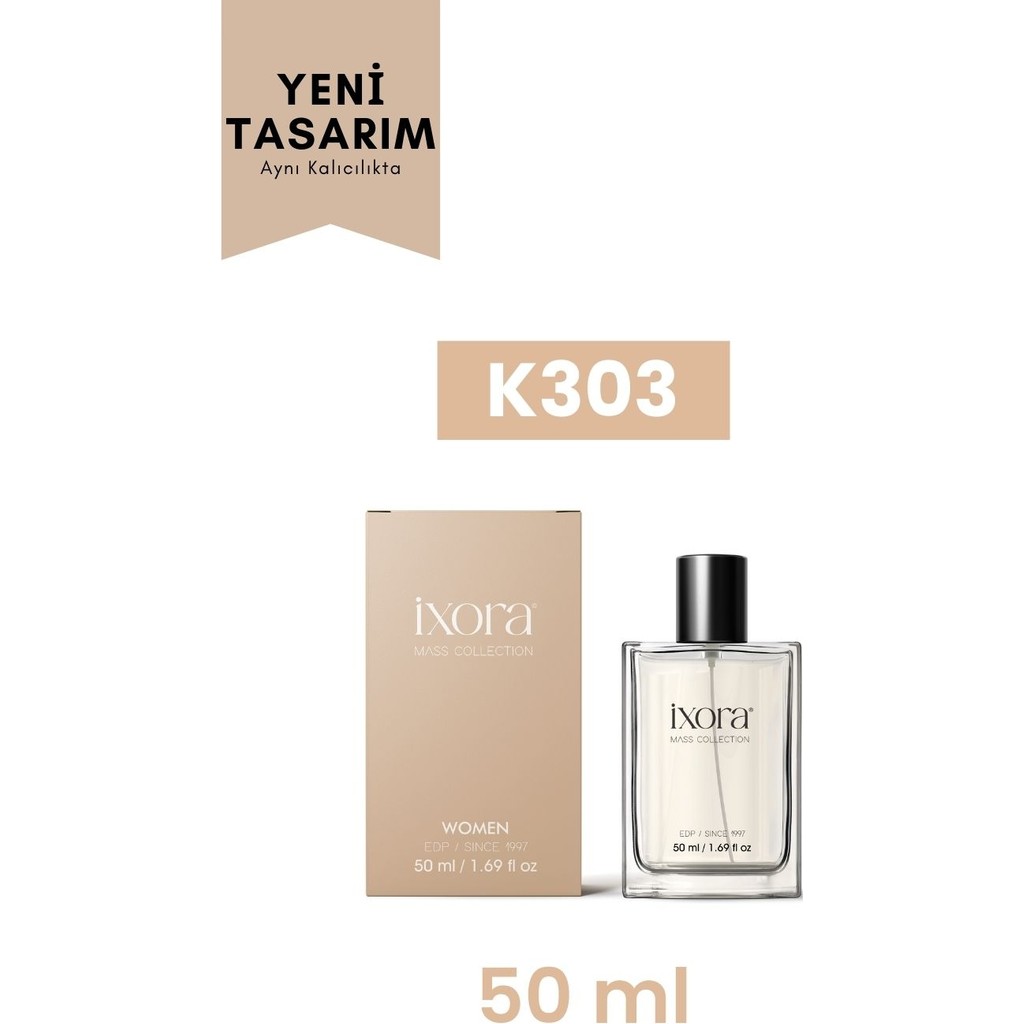 İxora K303 Vetrina Kadın Parfüm 50 ml EDP Kadın Parfümleri Fiyatı