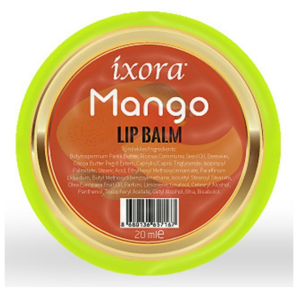 İxora Mango Özlü Nemlendirici Dudak Bakım Kremi Lip Balm 20 ml Dudak Bakımı / Koruyucu Fiyatı