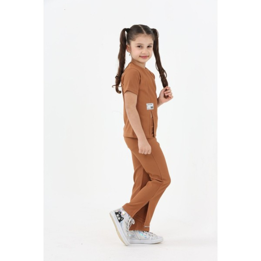 İxos Kids Club Kız Çocuk Mevsimlik Pantolonlu Alt Üst Takım MINAH-06060004 Kız Çocuk Giyim Takımı Fiyatı