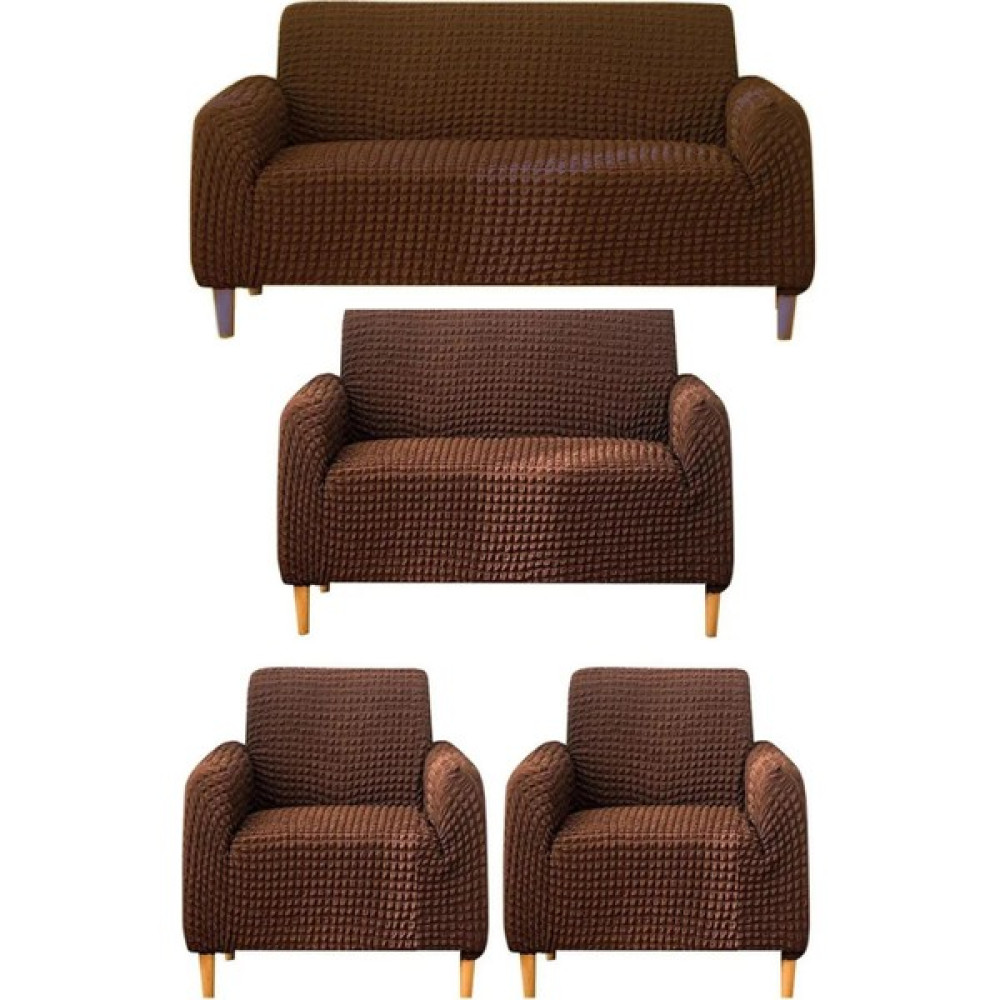 IYDGAH Bürümcük 3211 Eteksiz Koltuk Takımı Örtüsü. Lastikli, Esnek, Yıkanabilir, Kanepe, Çekyat Kılıfı - Koyu Kahve - 100 x 150 cm Koltuk & Kanepe Örtüsü Fiyatı