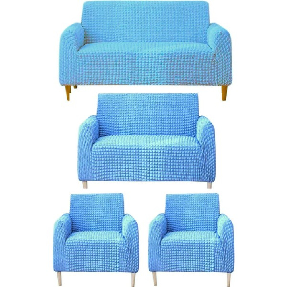 IYDGAH Bürümcük 3211 Eteksiz Koltuk Takımı Örtüsü. Lastikli, Esnek, Yıkanabilir, Kanepe, Çekyat Kılıfı - Turkuaz - 100 x 150 cm Koltuk & Kanepe Örtüsü Fiyatı