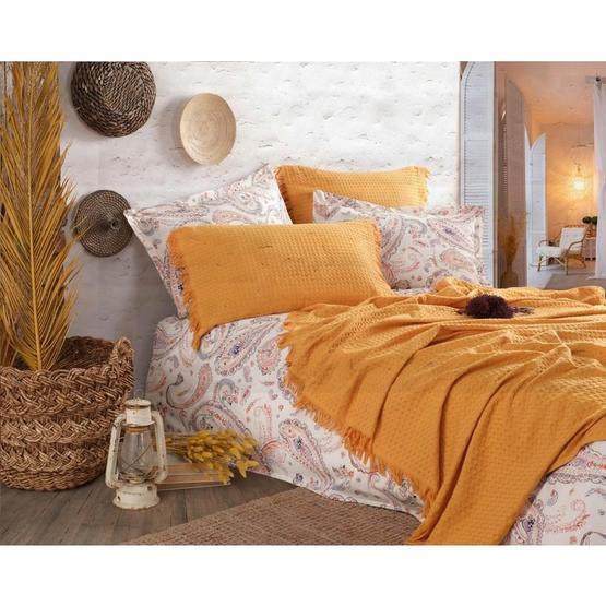 İyi Geceler İstanbul Boho Chic Çift Kişilik Hardal Pike Takımı Pike & Pike Takımı Fiyatı