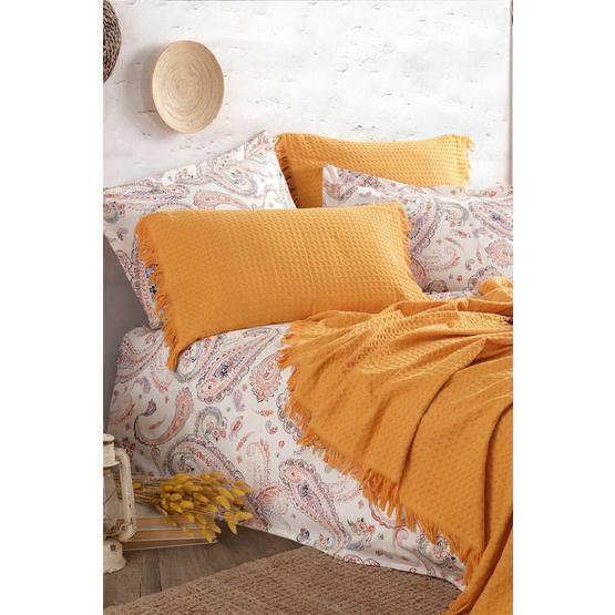 İyi Geceler İstanbul Boho Chic Çift Kişilik Hardal Pike Takımı