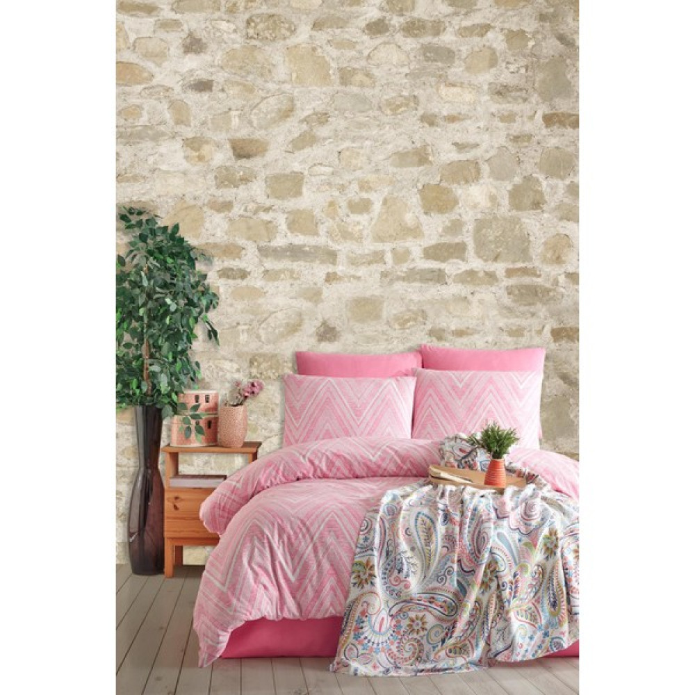 İyi Geceler İstanbul Elysee Çift Kişilik Nevresimli Pike Takımı - Pembe Pike & Pike Takımı Fiyatı