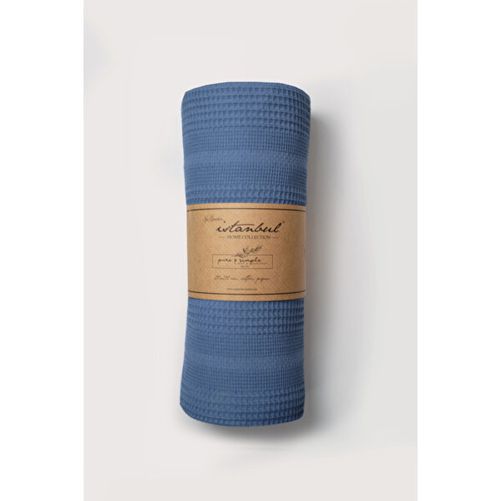 İyi Geceler İstanbul Pure Simple Çift Kişilik Pike - Indigo - İndigo Pike & Pike Takımı Fiyatı