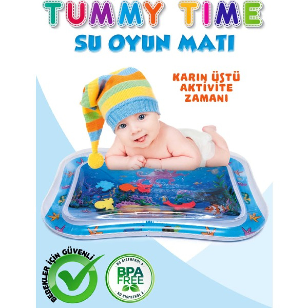 İyi Toys Tummy Time Su Oyun Matı - Bebekler Için Renkli Aktivite Matı - Mavi Eğitici Oyuncak Fiyatı