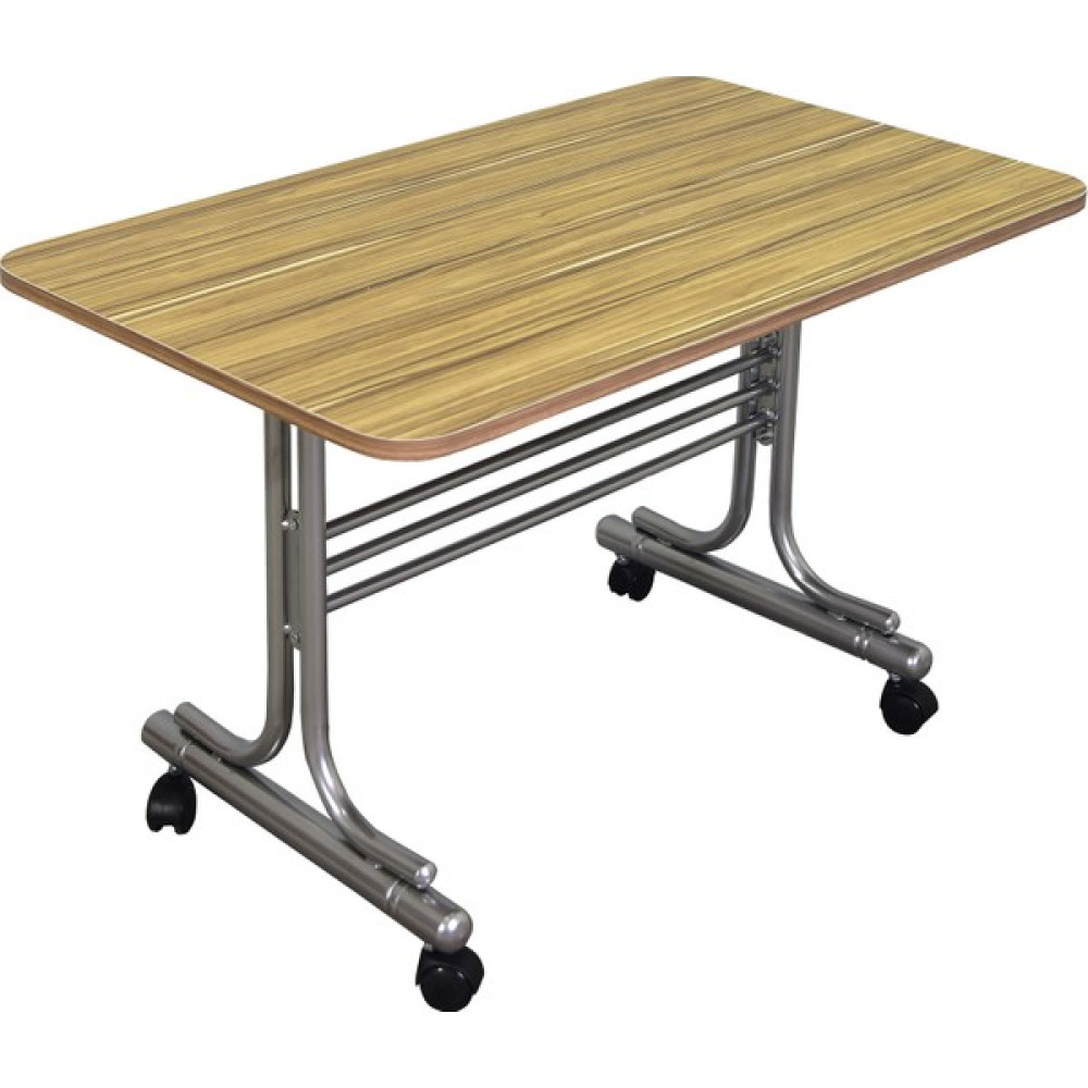 Iyimi Pratik Tekerlekli Orta Sehpa Metal Ayaklı Masa 60X100 (Belly) - Kahverengi - 60 x 100 cm Orta Sehpa Fiyatı