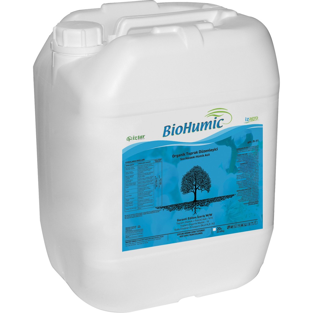 İzagro Bio Humic Leonardit Kaynaklı Humik Asit 20 Lt Gübre Fiyatı