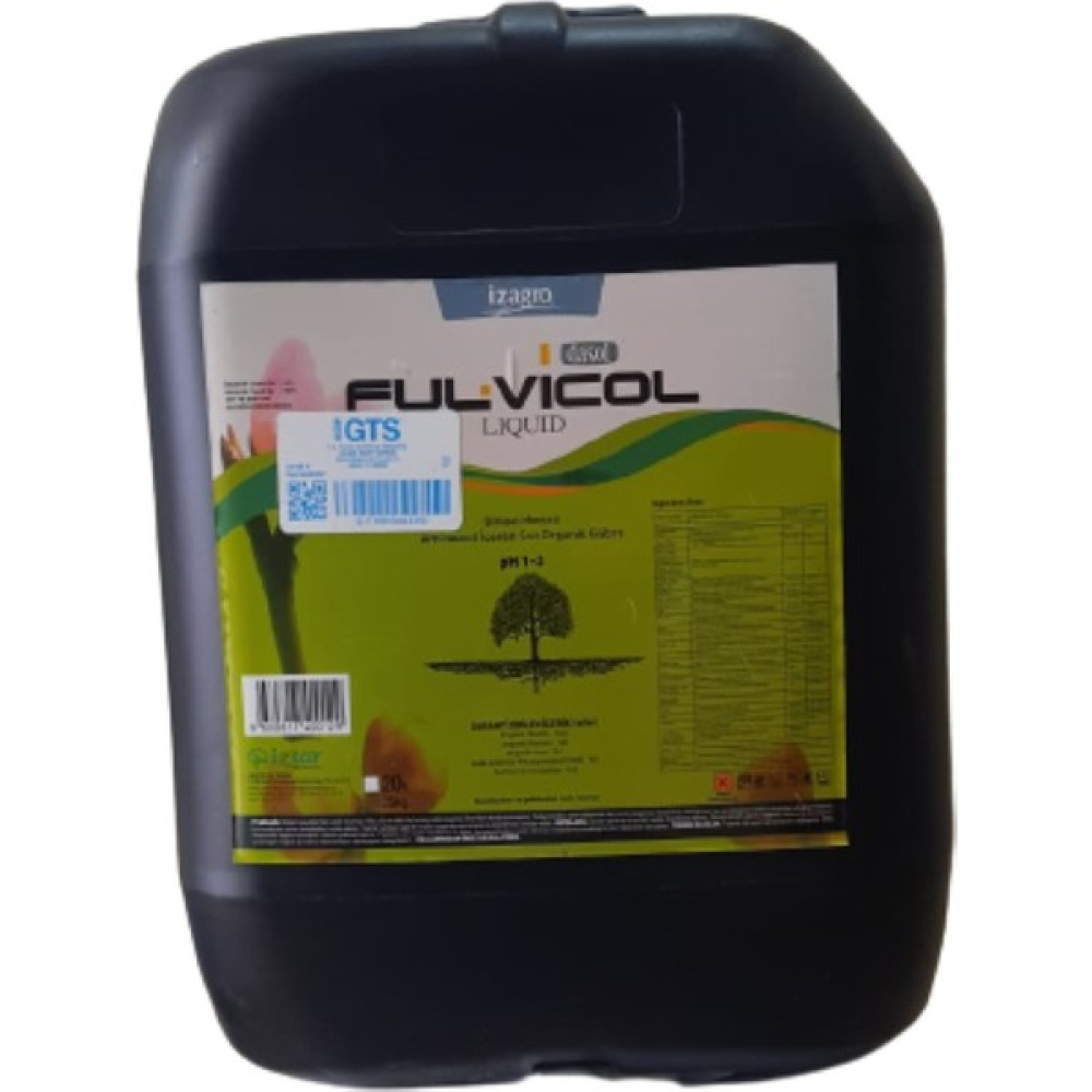 Izagro Dasol Fulvicol Liquid Köklendirici Sıvı Gübre 20 Litre Iztar Gübre Fiyatı