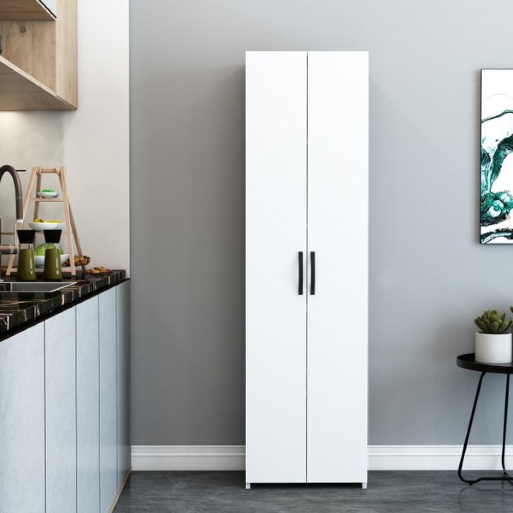 İzco Design 180 Cmçok Amaçlı Dolap - beyaz - Ahşap - Beyaz Gardrop & Dolap Fiyatı