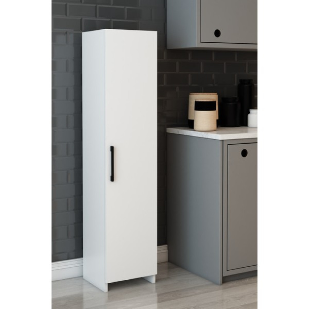 Izco Design 4 Raflı Çok Amaçlı Boy Dolap - Beyaz Gardrop & Dolap Fiyatı