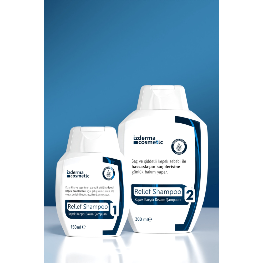 izderma Relief Shampoo Kepek Karşıtı Bakım Ve Devam Şampuanı 2li Set ( Şiddetli Kepek Ve Egzama Şampuanı) Şampuan ve Saç Kremi Fiyatı
