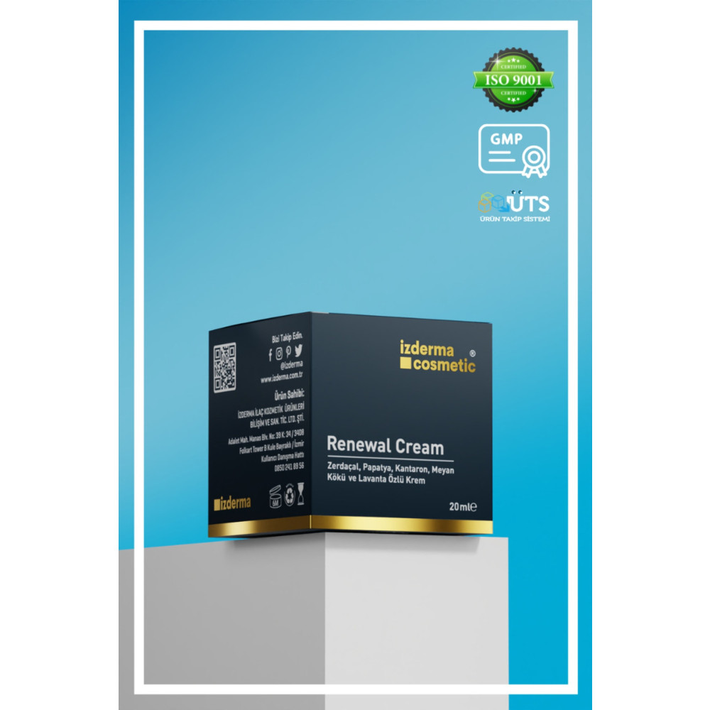 izderma Renewal Cream 20ml Vücut Losyonu ve Nemlendiricileri Fiyatı