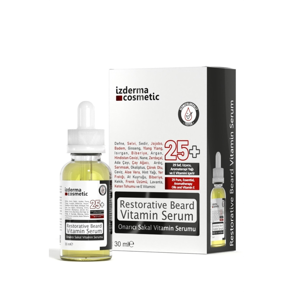 izderma Restorative Beard Vitamin Serum ( Onarıcı Sakal Vitamin Serumu) Saç Bakım Maskeleri & Serumlar & Spreyler Fiyatı