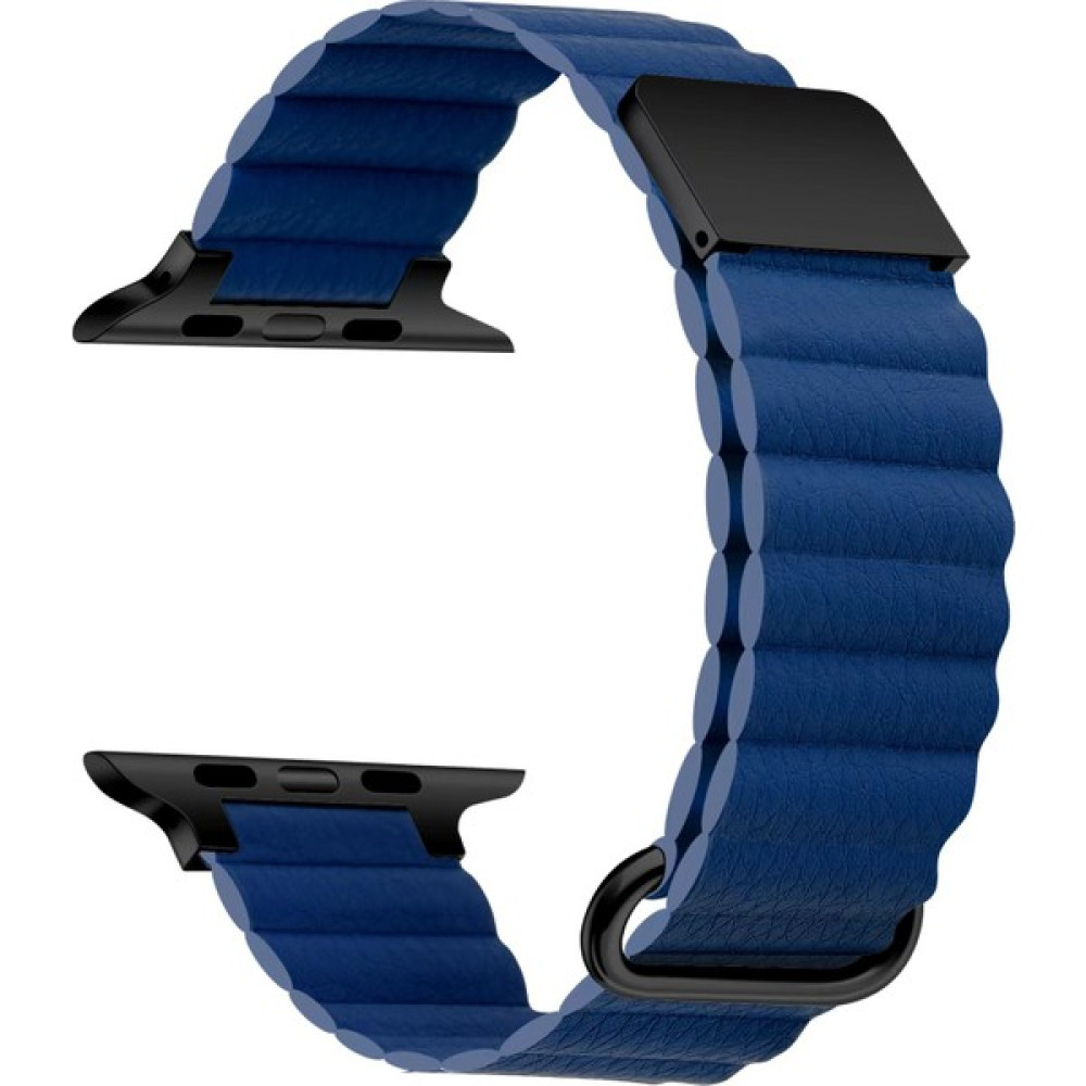 İzel Aksesuar Apple Watch Ultra 49MM Krd-78 Pu Deri Kordon Strap Kayış - Lacivert Giyilebilir Teknoloji Aksesuarları Fiyatı