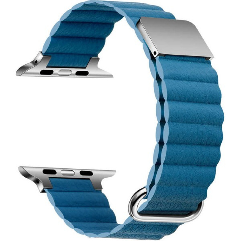 İzel Aksesuar Apple Watch Ultra 49MM Krd-78 Pu Deri Kordon Strap Kayış - Mavi Giyilebilir Teknoloji Aksesuarları Fiyatı
