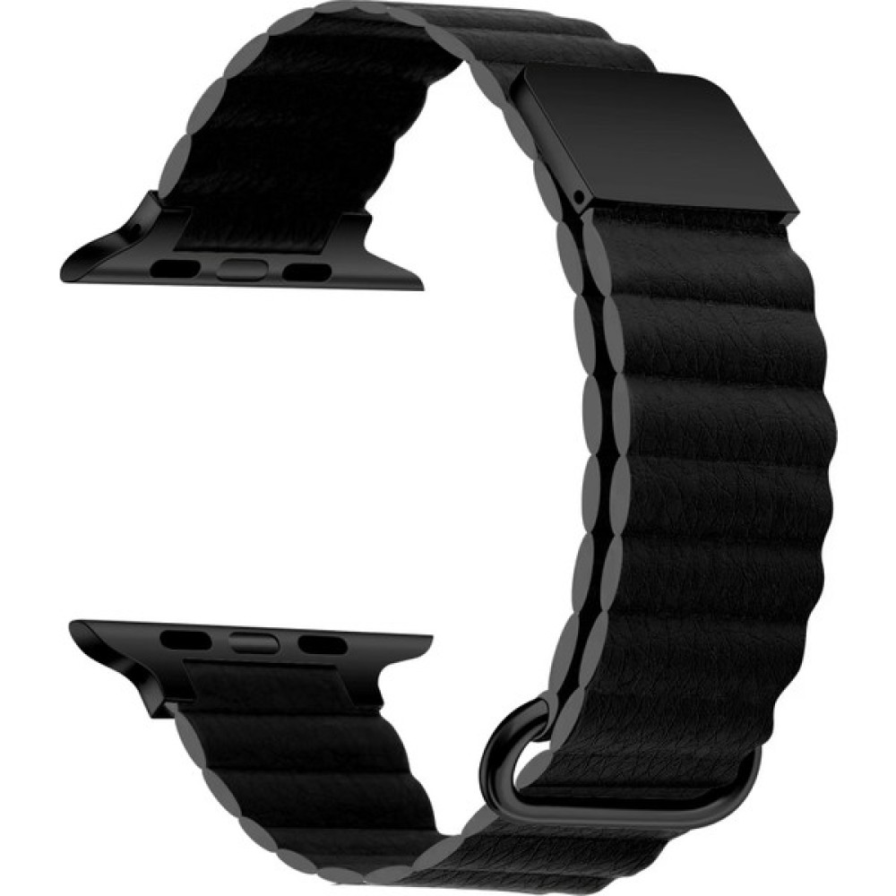İzel Aksesuar Apple Watch Ultra 49MM Krd-78 Pu Deri Kordon Strap Kayış - Siyah Giyilebilir Teknoloji Aksesuarları Fiyatı