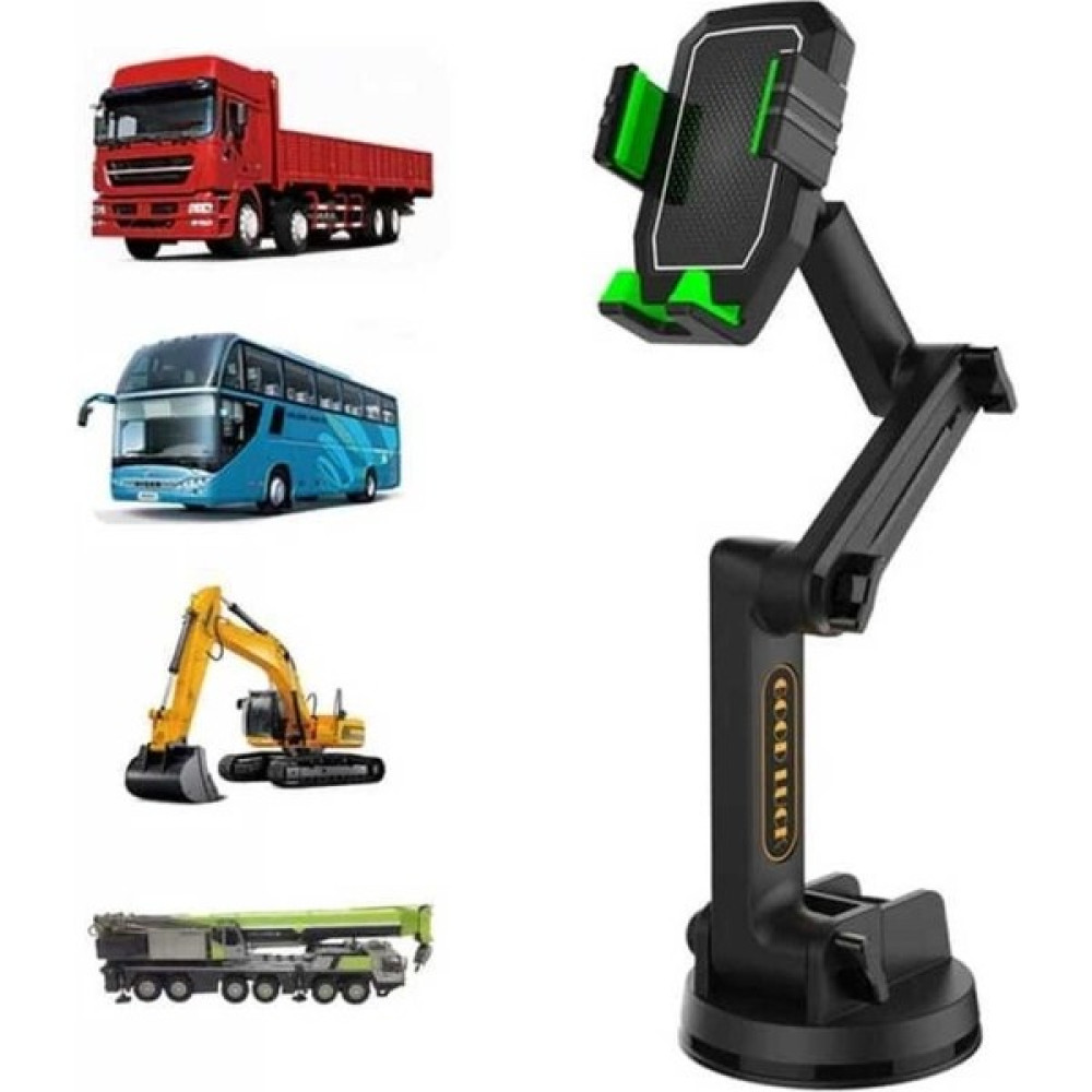 İzel Aksesuar Heavy Truck Tır Kamyon Otobüs Vinç Büyük Araçlar Için Telefon Tutucu - RENK - Siyah Cep Telefonu Tutucu Fiyatı