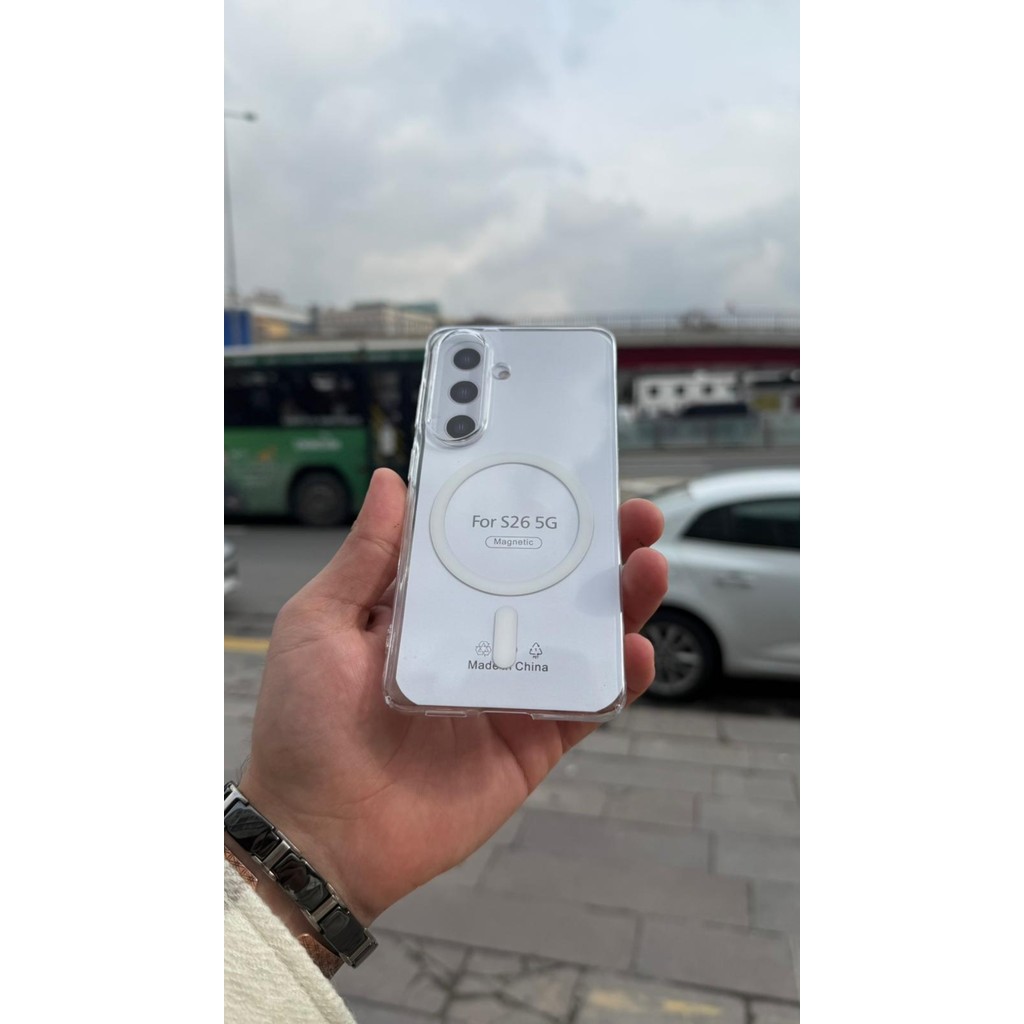İzel Aksesuar Samsung Galaxy S26 5g Sert Pc Sararmaz Magsafe Şeffaf Kılıf - Saydam SSD / Solid State Drive Fiyatı