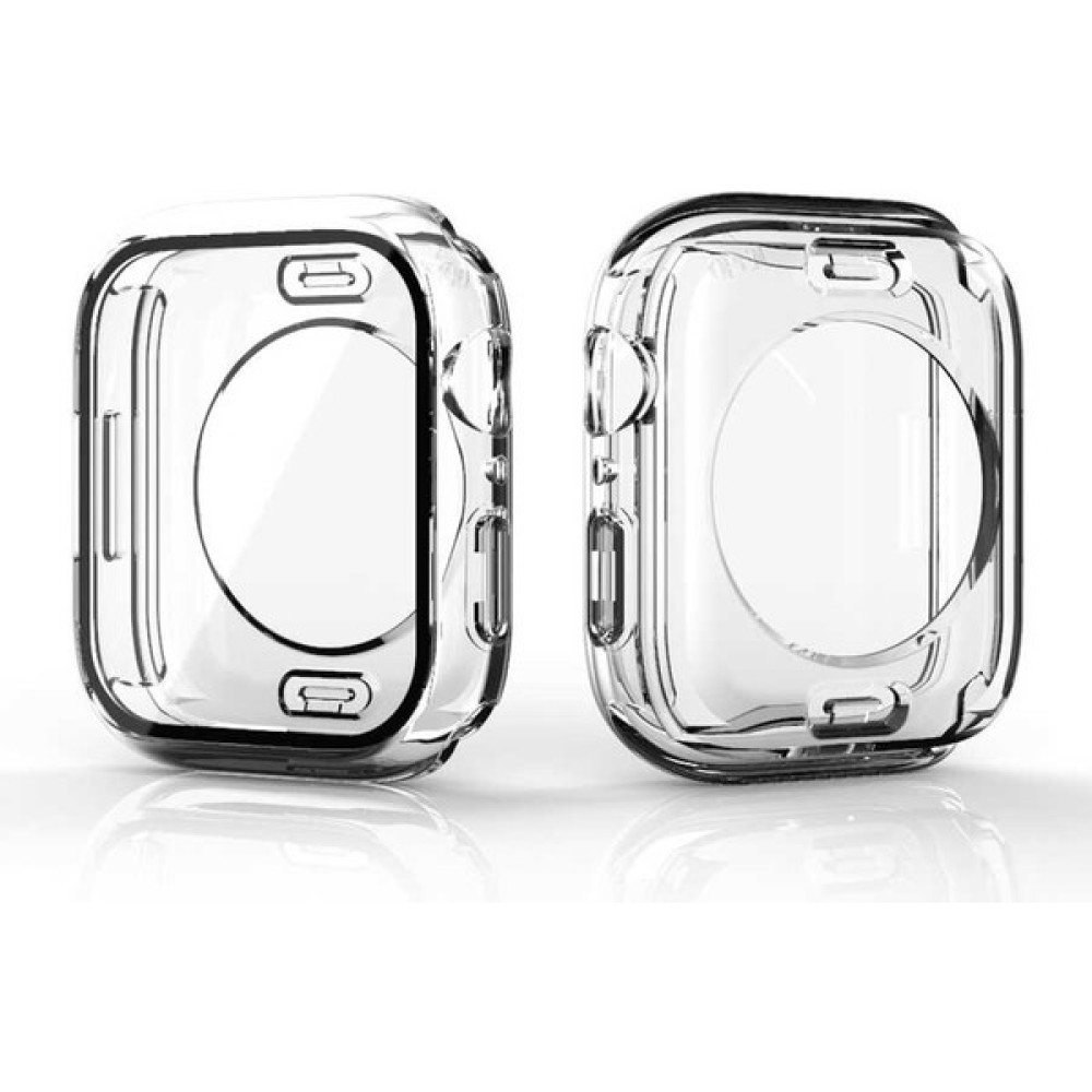 İzelaks Apple Watch 7 45MM 360 Derece Korumalı Kasa ve Ekran Koruyucu Watch Gard 12 - Renksiz Giyilebilir Teknoloji Aksesuarları Fiyatı