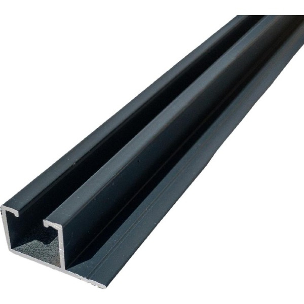 İzen Tek Kanallı Yan Çıtalı Alüminyum Perde Rayı (25MM) Tekli Korniş - 70 cm - Antrasit Perde Aksesuarı Fiyatı