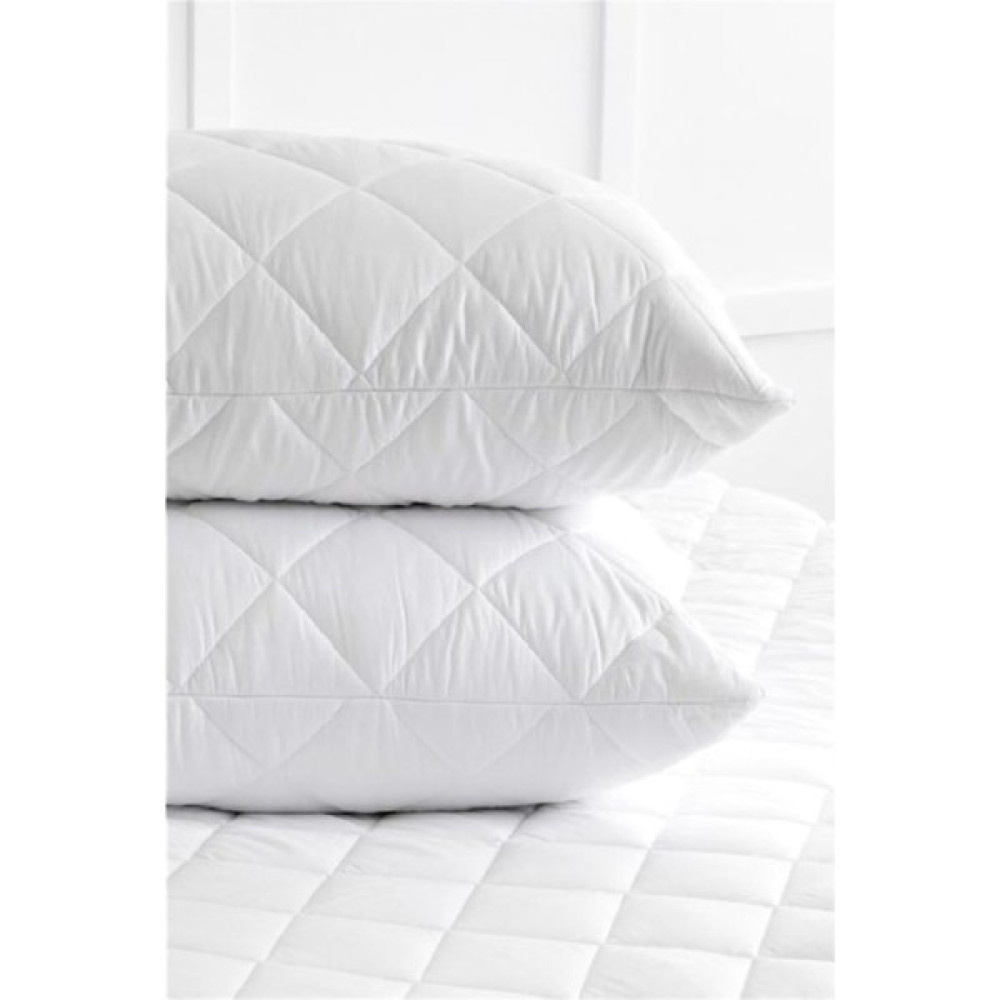Izgi Concept 2li Antibakteriyel Kapitoneli Yastık Koruyucu Alez 50X70 - 50 x 70 cm - Beyaz Alez / Yatak Koruyucu Fiyatı