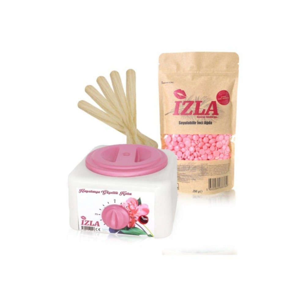 İzla Sir Ağda Makine + Pudralı Soyulabilen Boncuk Ağda + Spatula Seti 312546985742152 Ağda Ürünleri ve Makineleri Fiyatı