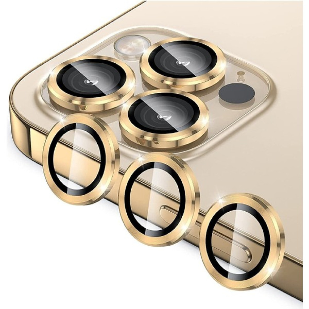 İzlek Apple iPhone Kamera Lens Koruyucu - Gold - iPhone 13 Pro Cep Telefonu Ekran Koruyucusu Fiyatı